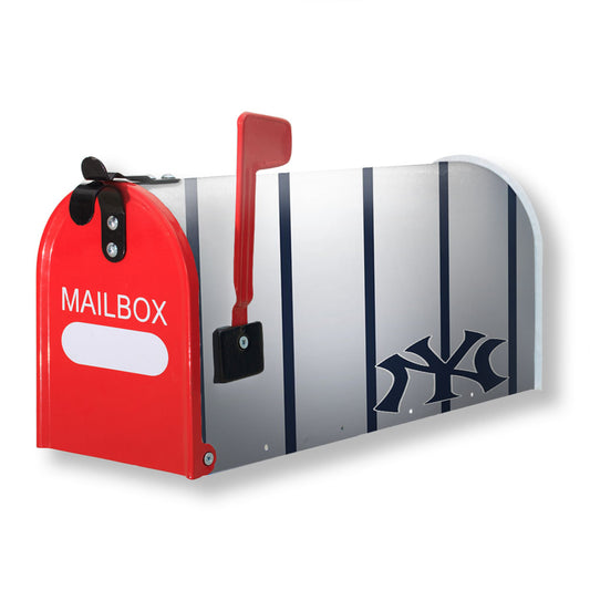 New York Yankees Pattern Magnetic Mailbox Cover 18" x 21" Outdoor Decor