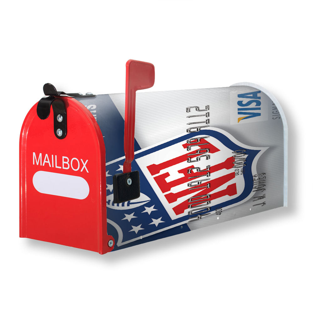 Nfl Extra Point Credit Card Magnetic Mailbox Cover - 18.0" x 21.0"