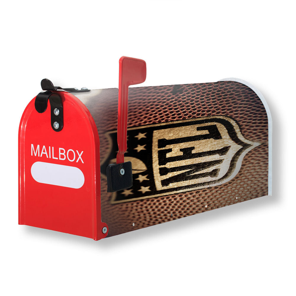 Nfl Football Magnetic Mailbox Cover - 18.0" x 21.0"