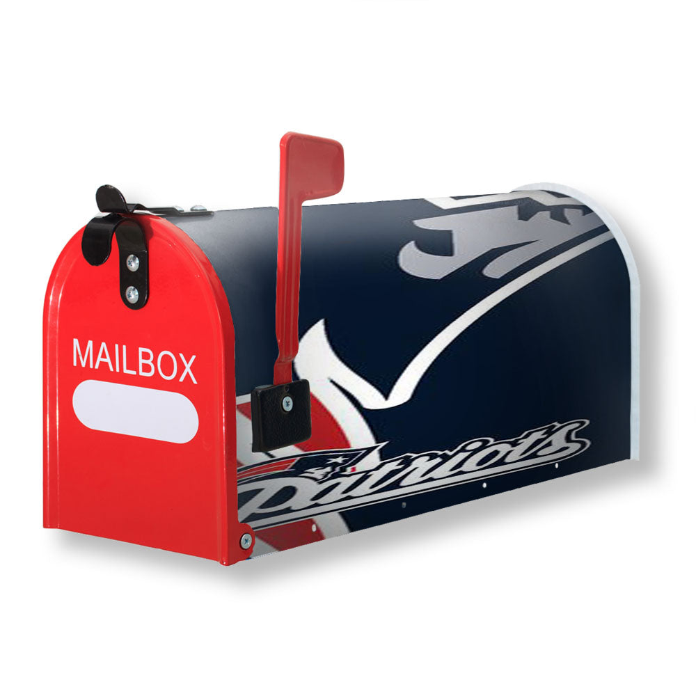Nfl New England Patriots Logo Magnetic Mailbox Cover - 18.0" x 21.0"