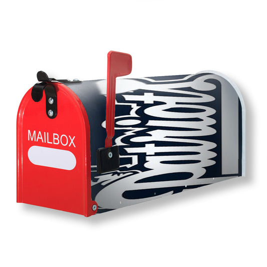 Nfl Patriots Logo Magnetic Mailbox Cover 18" x 21" Outdoor Decor