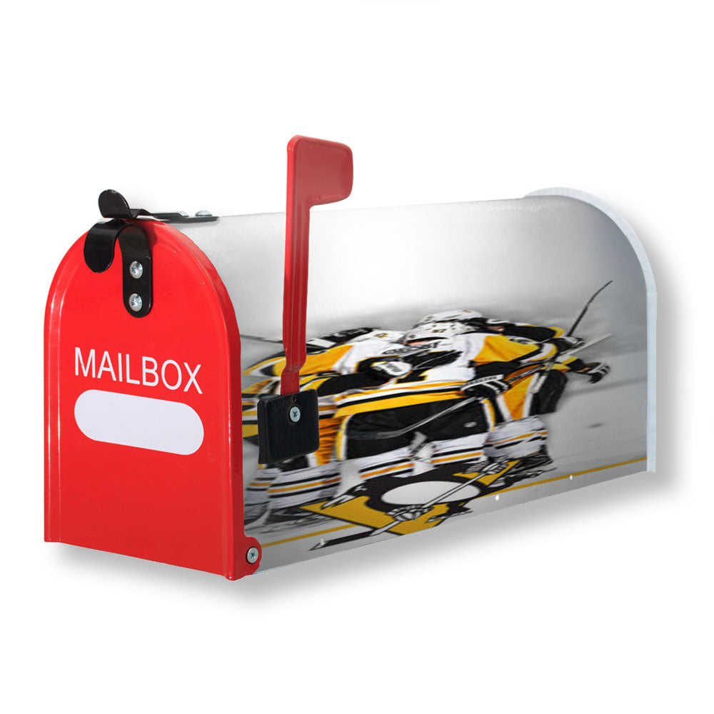 Nhl Pittsburgh Penguins Magnetic Mailbox Cover - 18.0" x 21.0"