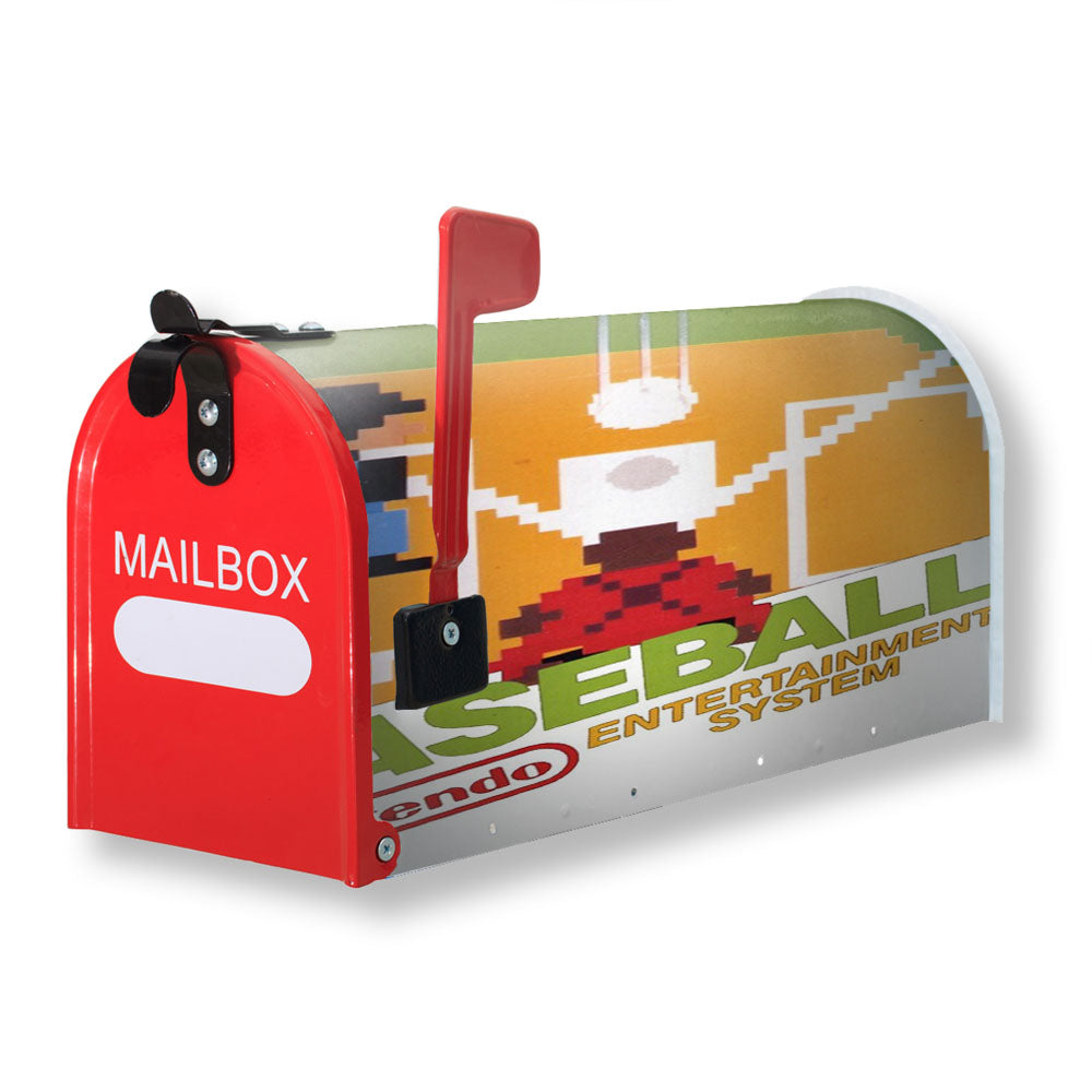 Nintendo Old Baseball Game Magnetic Mailbox Cover - 18.0" x 21.0"