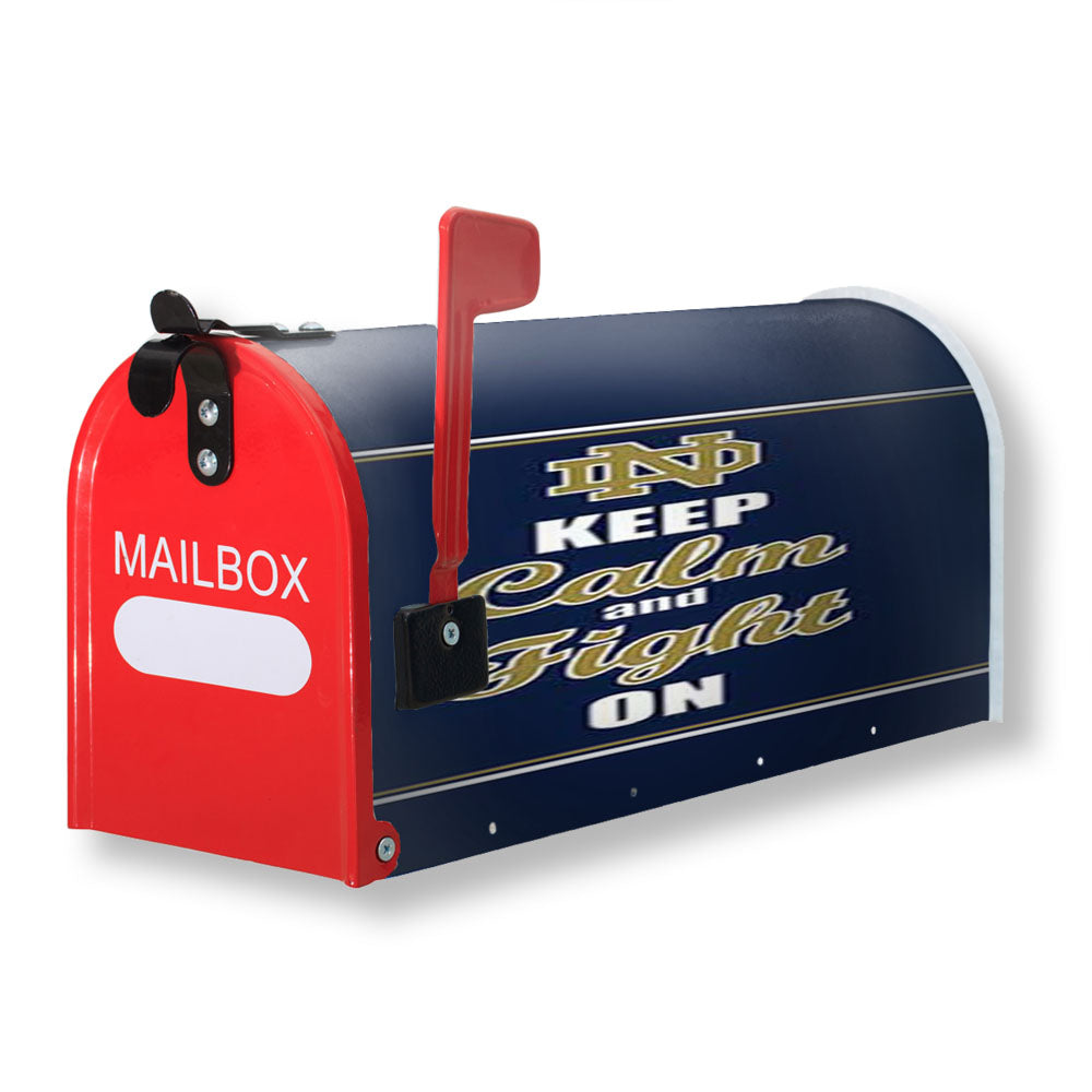 Notre Dame Keep Calm Magnetic Mailbox Cover - 18.0" x 21.0"