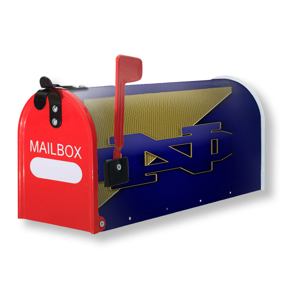 Notre Dame Yellow Blue Magnetic Mailbox Cover - 18.0" x 21.0"
