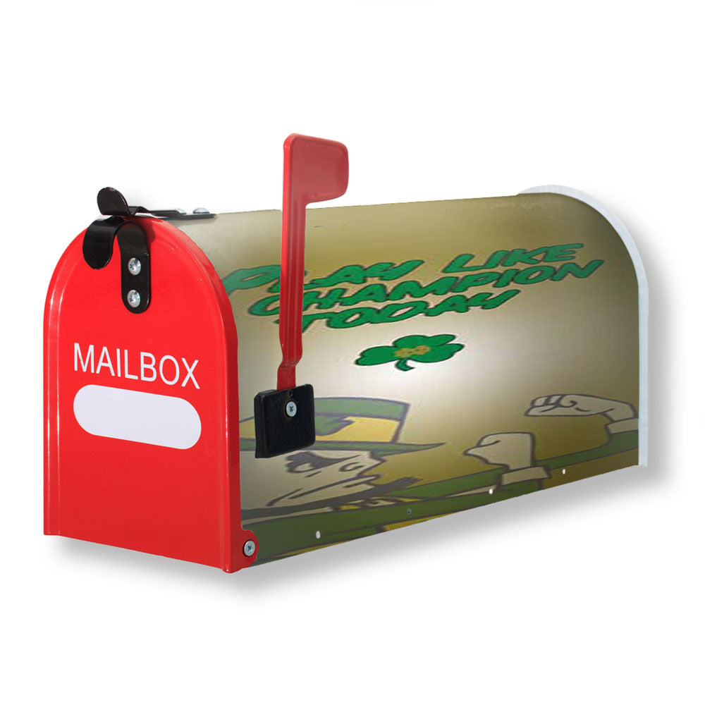 Notre Dame Yellow Fade Magnetic Mailbox Cover - 18.0" x 21.0"