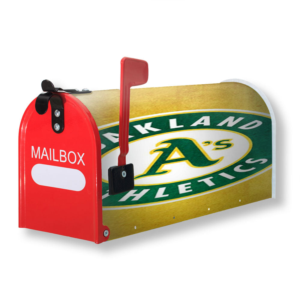 Oakland Athletics Logo Magnetic Mailbox Cover - 18.0" x 21.0"