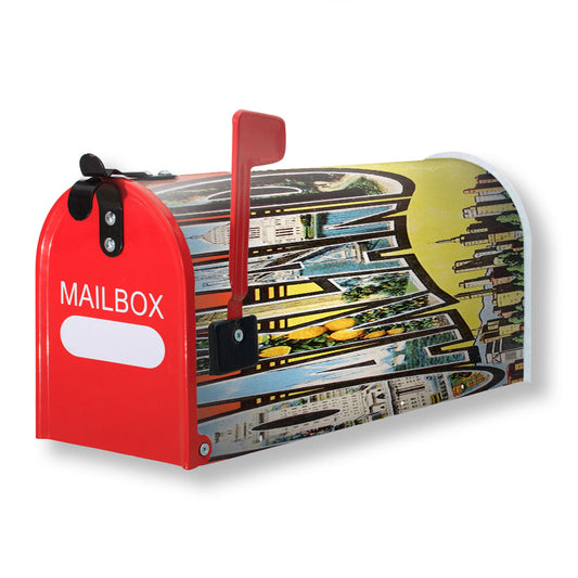 Oakland Postcard 2 Magnetic Mailbox Cover 18" x 21" Outdoor Decor