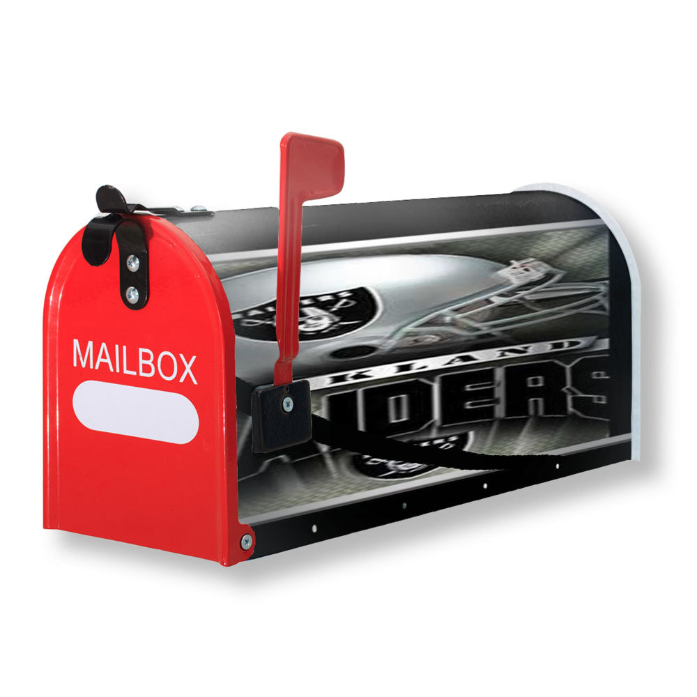 Oakland Raiders Banner Magnetic Mailbox Cover - 18.0" x 21.0"