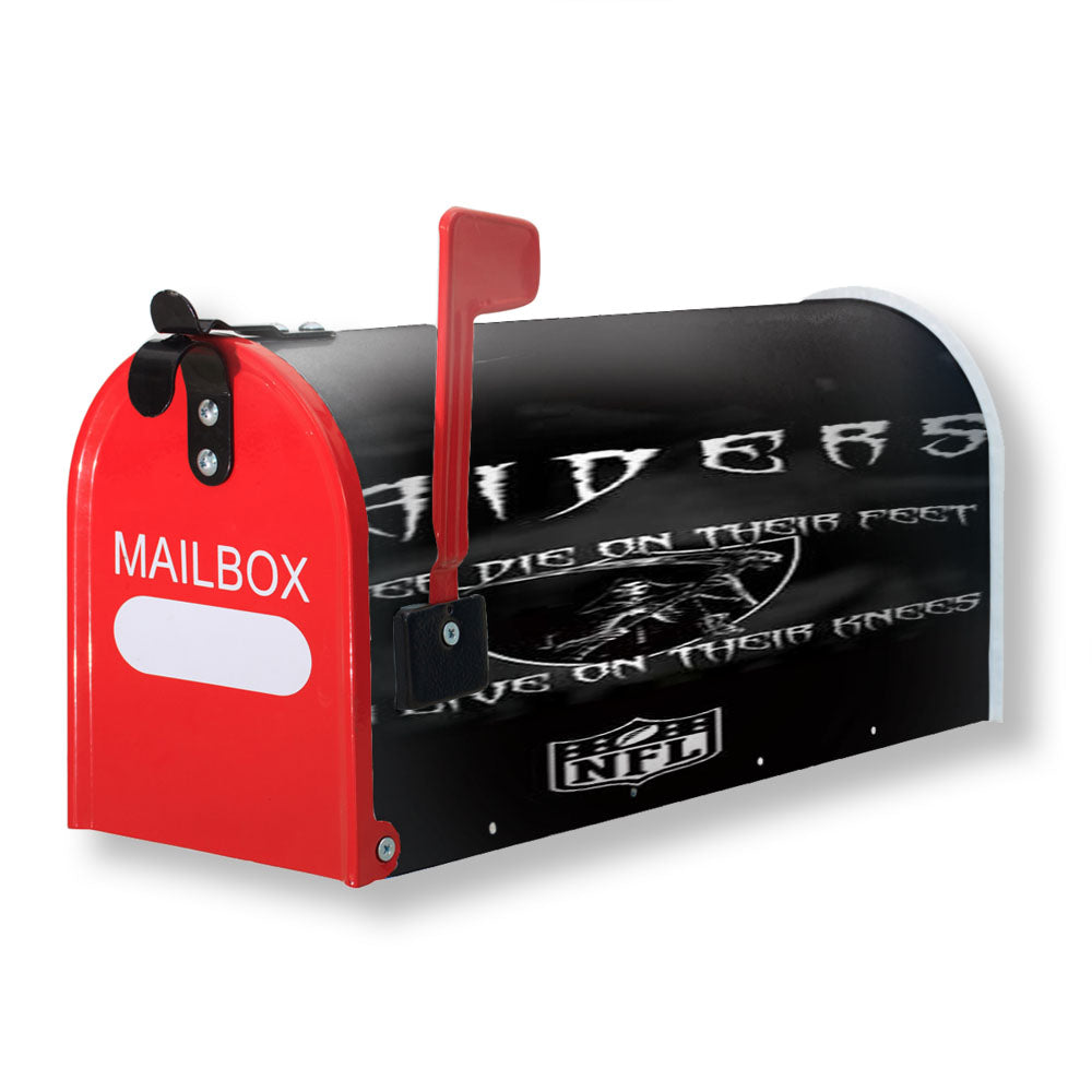 Oakland Raiders Rather Die Magnetic Mailbox Cover - 18.0" x 21.0"