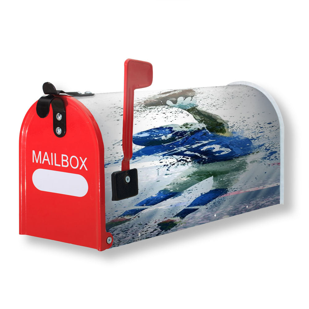 Odell Beckham Jr Splatter Art Color Magnetic Mailbox Cover - 18.0" x 21.0"