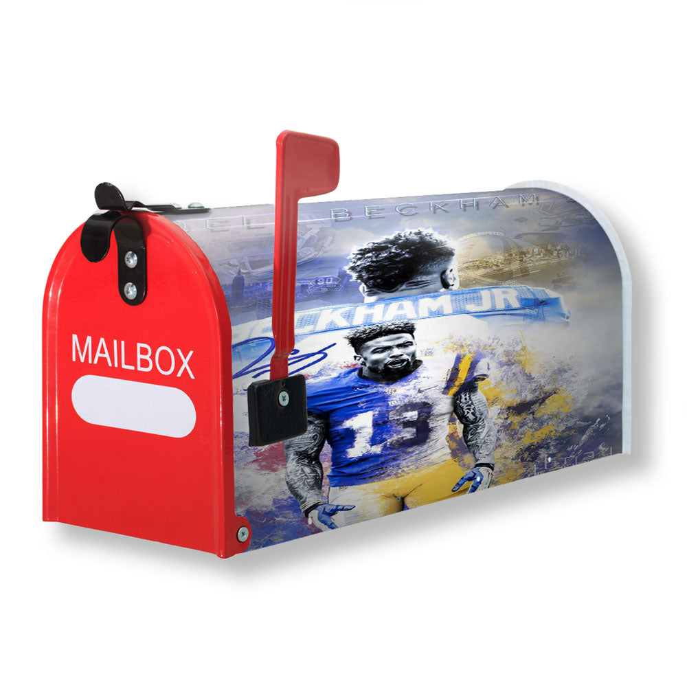Odell Beckham Jr Wallpaper Magnetic Mailbox Cover - 18.0" x 21.0"
