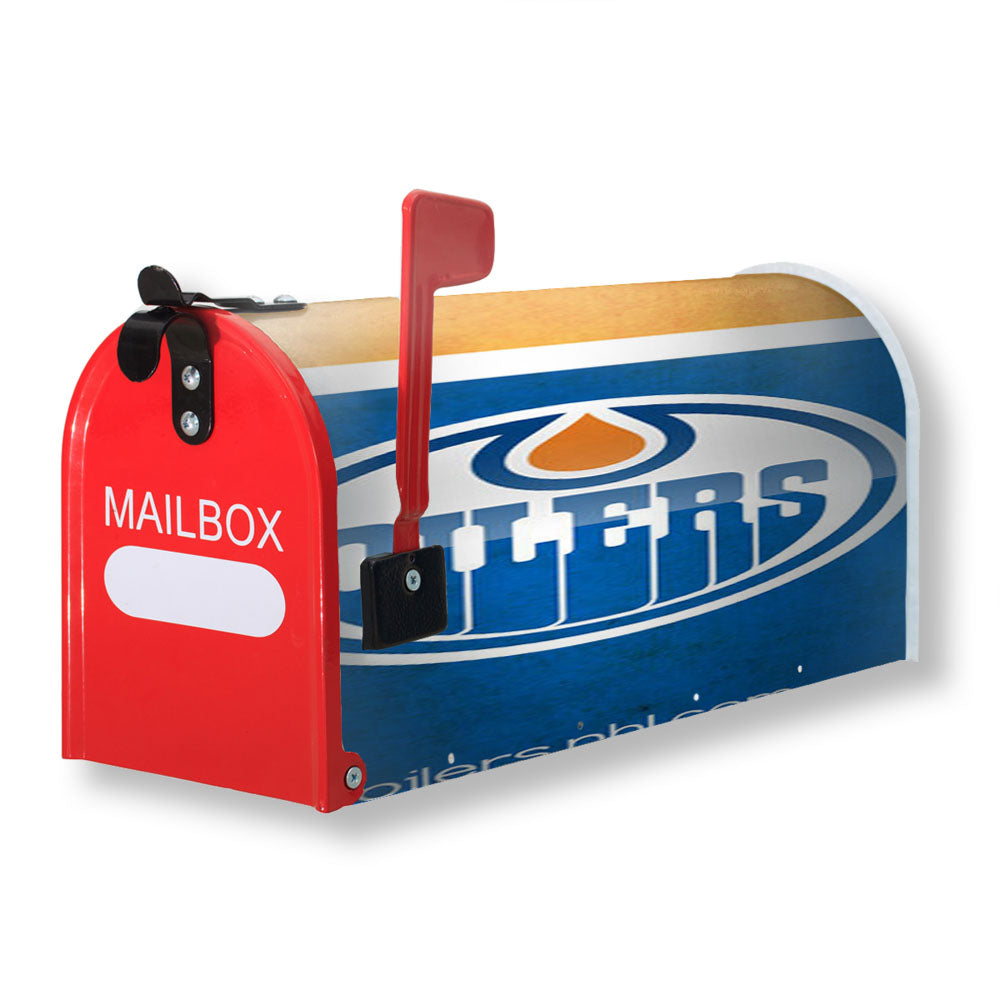 Oilers Symbol Magnetic Mailbox Cover - 18.0" x 21.0"