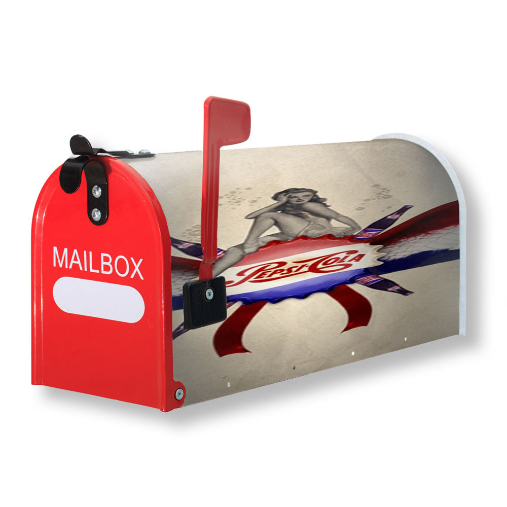 Pepsi Coca Cola Drink Magnetic Mailbox Cover - 18.0" x 21.0"