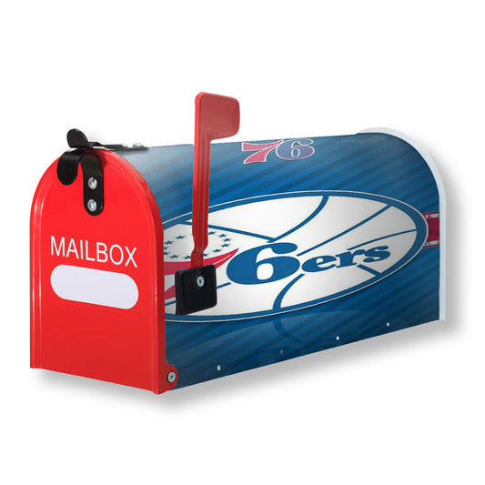 Philadelphia 76Ers Nba Magnetic Mailbox Cover 18" x 21" Outdoor Decor