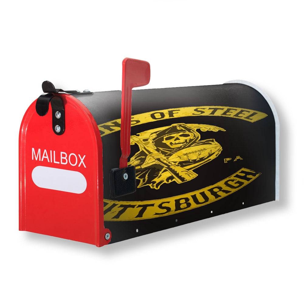 Pittsburgh Sons Of Steel Magnetic Mailbox Cover - 18.0" x 21.0"