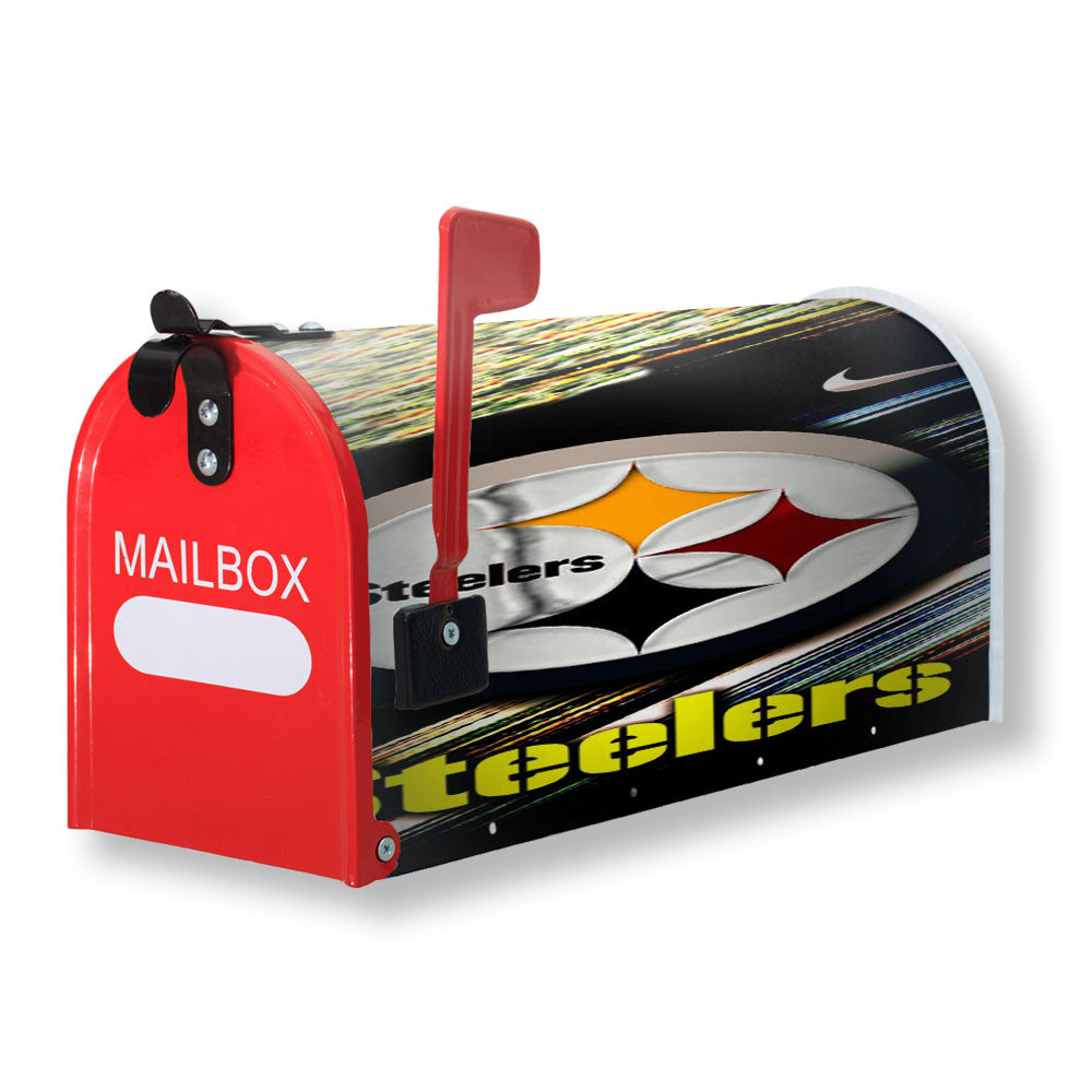 Pittsburgh Steelers Nfl 9999 Magnetic Mailbox Cover - 18.0" x 21.0"
