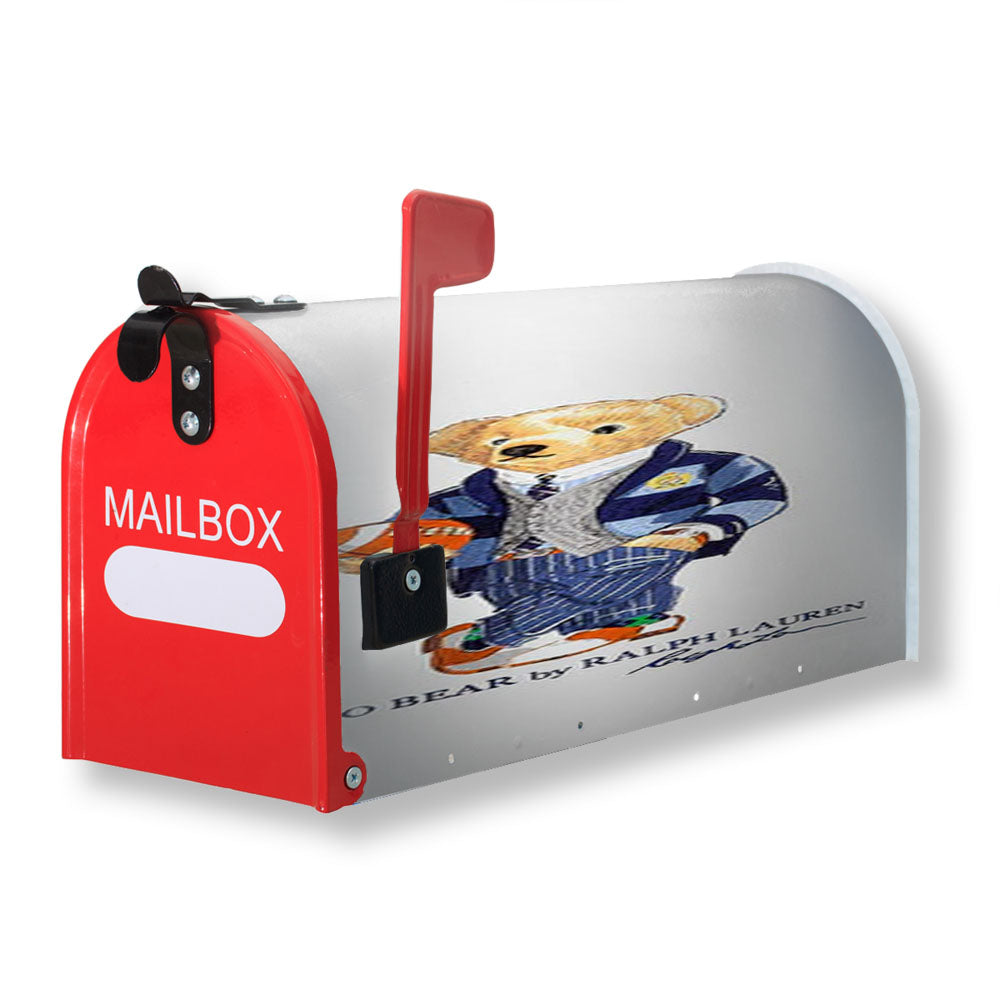 Polo Bear Ralph Lauren Magnetic Mailbox Cover - 18.0" x 21.0"