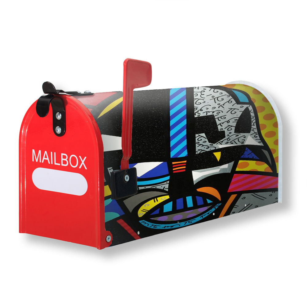 Romero Britto Darth Vader Star Wars Wallpaper Magnetic Mailbox Cover - 18.0" x 21.0"