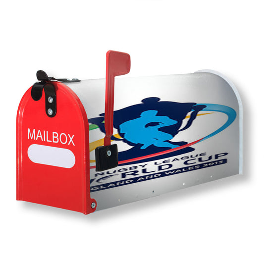 Rugby League Logo Magnetic Mailbox Cover 18" x 21" Outdoor Decor