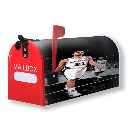 San Antonio Spurs Duncan Magnetic Mailbox Cover 18" x 21" Outdoor Decor