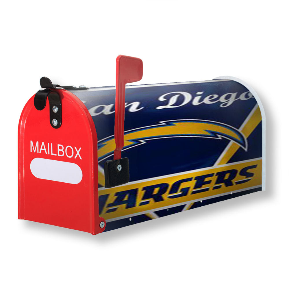 San Diego Chargers Wall Banner Flag Magnetic Mailbox Cover - 18.0" x 21.0"