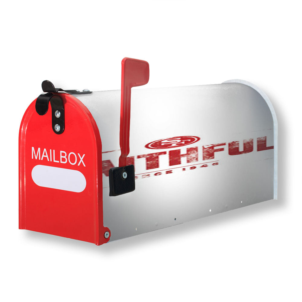 San Francisco 49Ers Faithful Magnetic Mailbox Cover - 18.0" x 21.0"