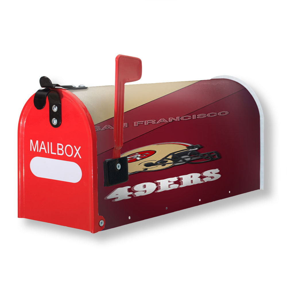 San Francisco 49Ers Logo Helm Magnetic Mailbox Cover - 18.0" x 21.0"