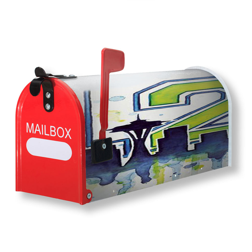Seattle 12Th Man Art For Seahwks Magnetic Mailbox Cover - 18.0" x 21.0"