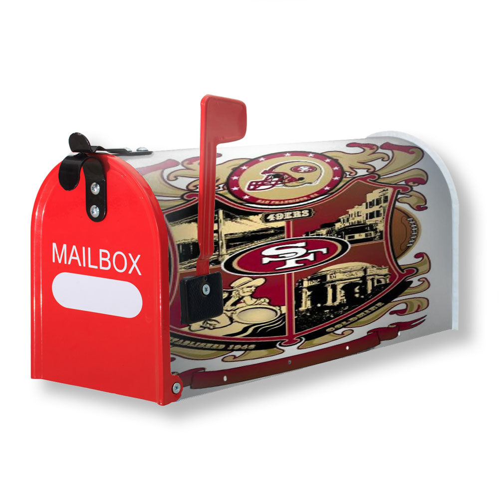Sf Nfl Football Magnetic Mailbox Cover - 18.0" x 21.0"