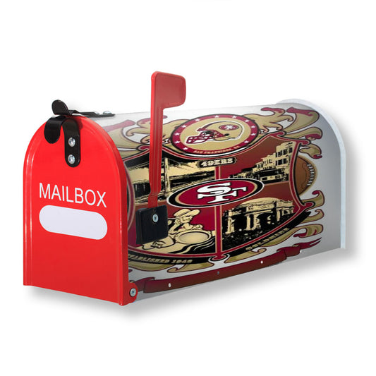 Sf Nfl Football Magnetic Mailbox Cover 18" x 21" Outdoor Decor