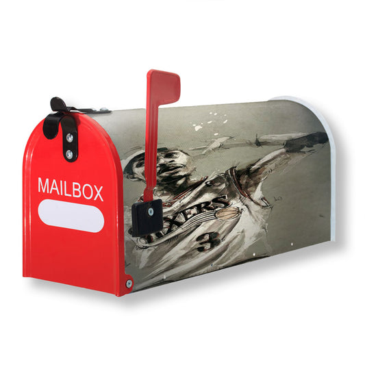 Sixers Basketball Magnetic Mailbox Cover 18" x 21" Outdoor Decor