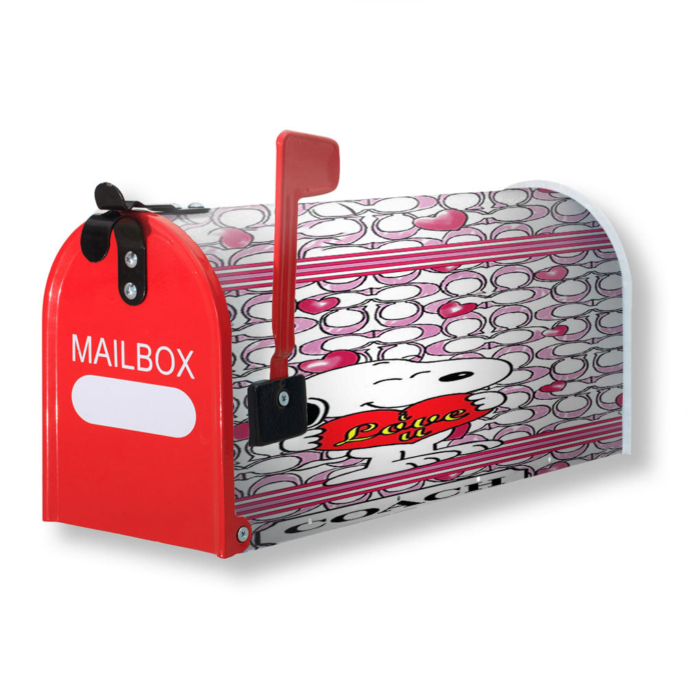 Snoopy Coach Magnetic Mailbox Cover - 18.0" x 21.0"