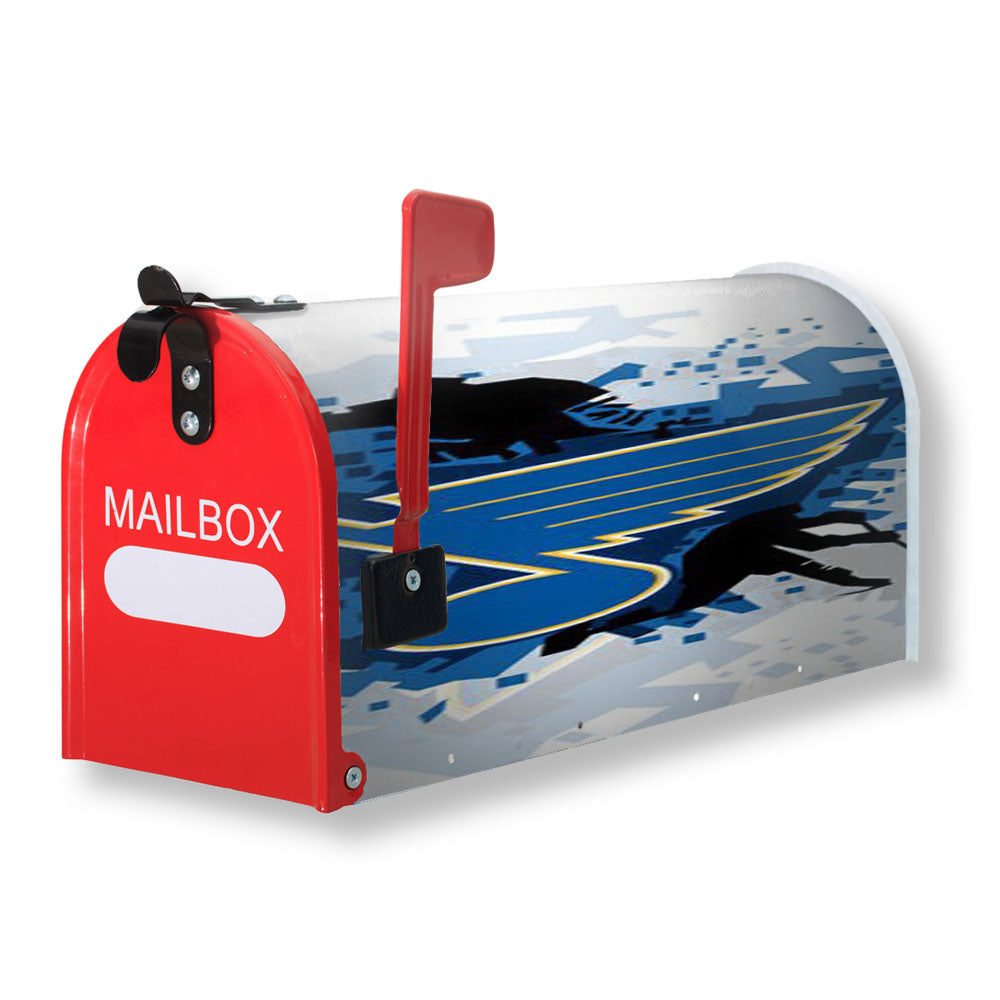 St Louis Blues Nhl Sport Logo Magnetic Mailbox Cover - 18.0" x 21.0"