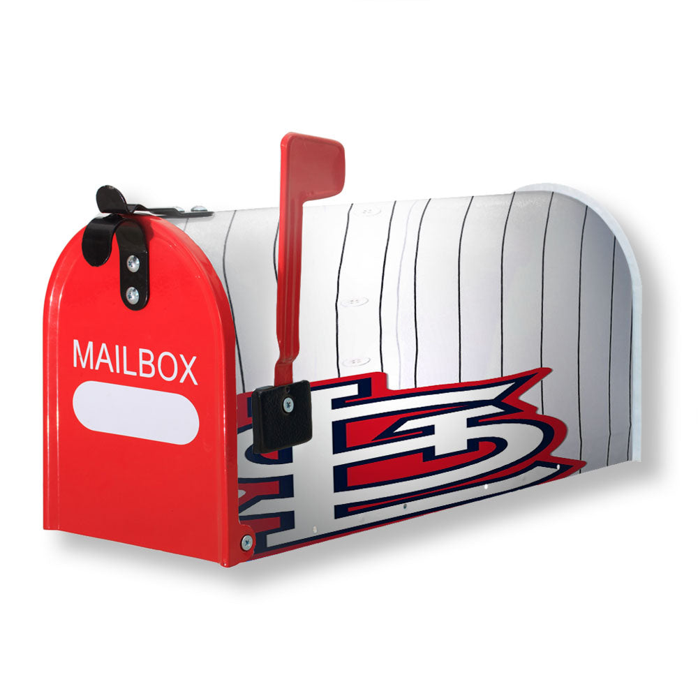 St Louis Cardinals Jersey White Magnetic Mailbox Cover - 18.0" x 21.0"