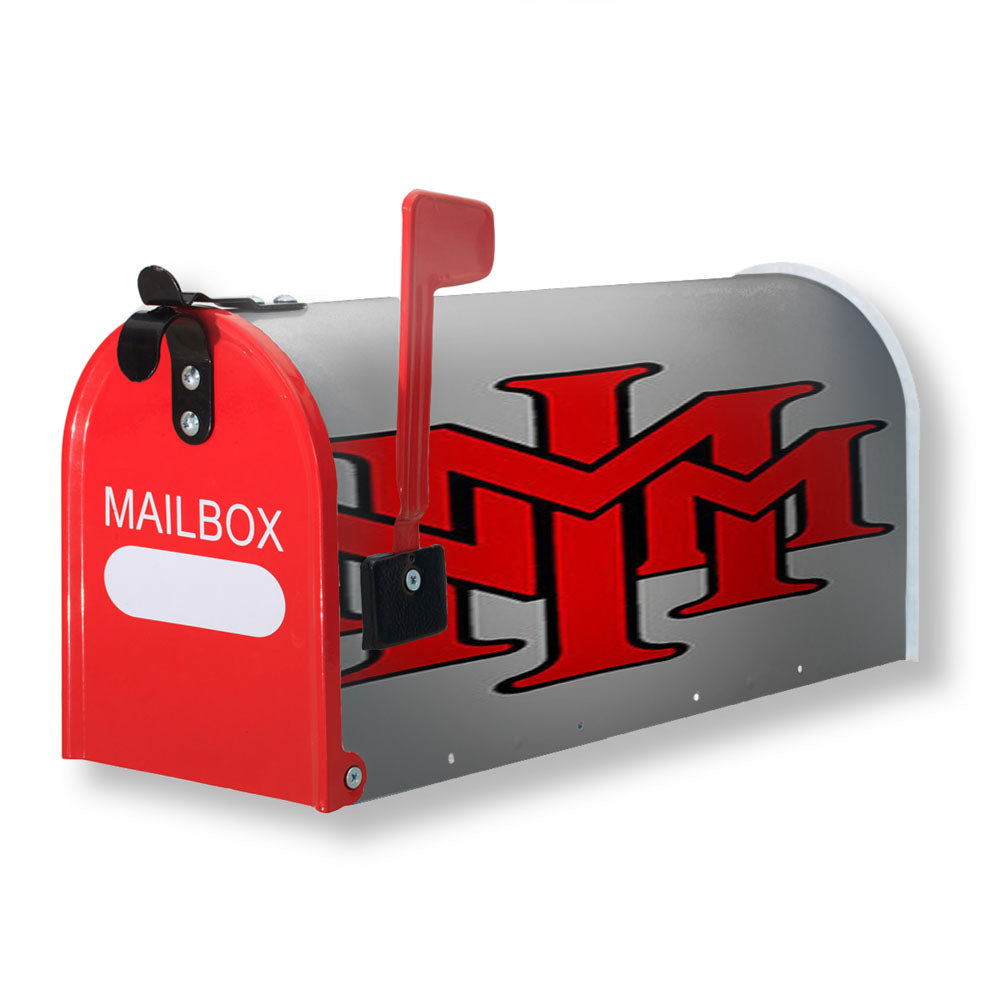 Stackednmmi Baseball Logo Gray Magnetic Mailbox Cover - 18.0" x 21.0"