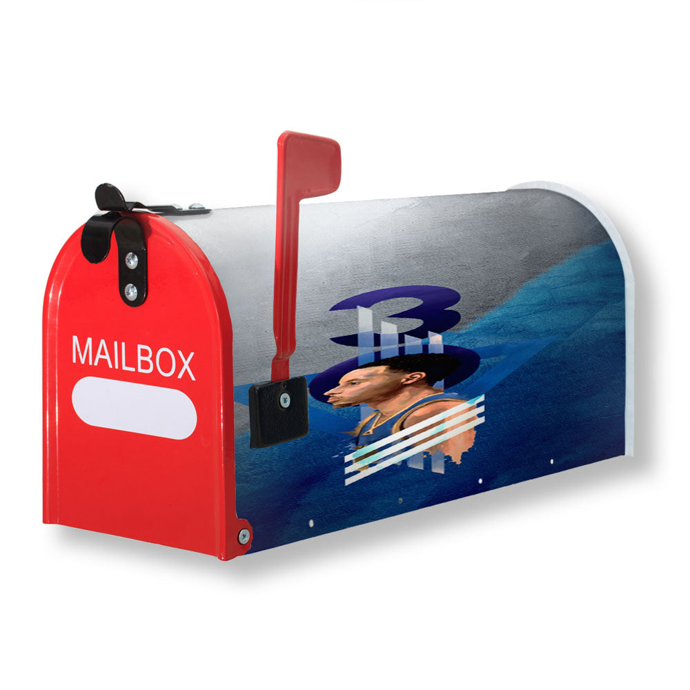 Steph Curry Warrior Magnetic Mailbox Cover - 18.0" x 21.0"