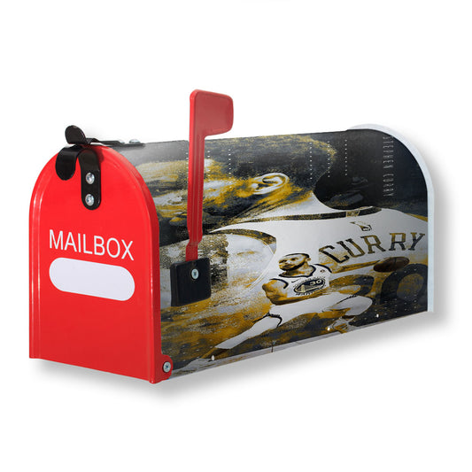 Stephen Curry Nba Magnetic Mailbox Cover 18" x 21" Outdoor Decor