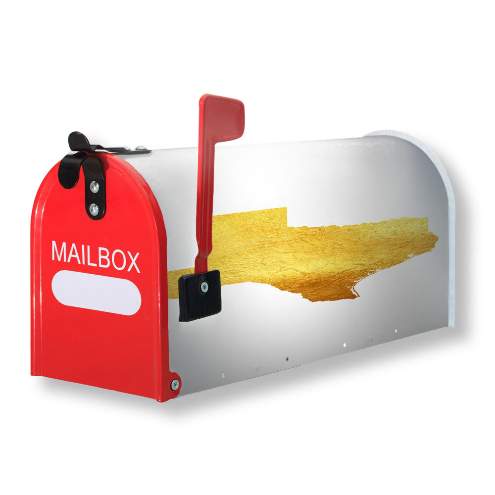 Texas Golden State Map Magnetic Mailbox Cover - 18.0" x 21.0"