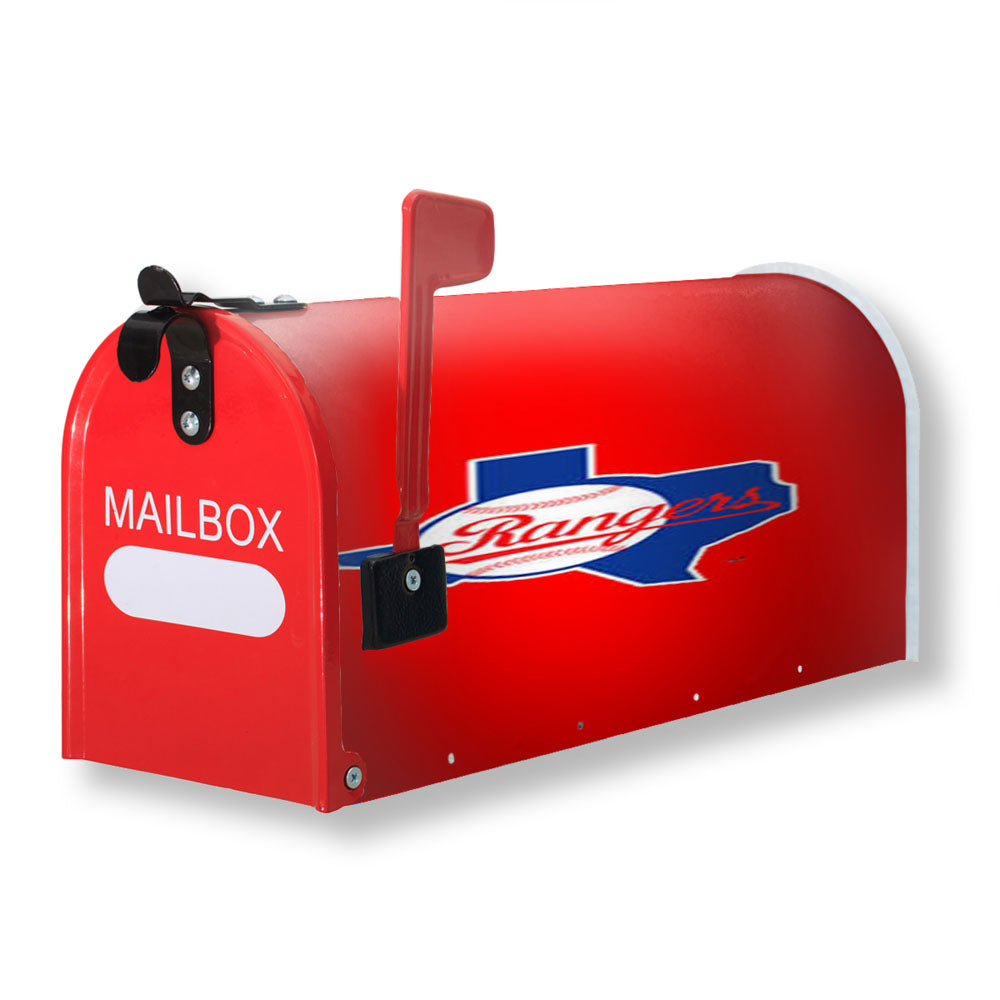 Texas Rangers Logo City Magnetic Mailbox Cover - 18.0" x 21.0"