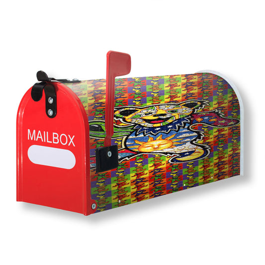 The Grateful Dead Dancing Bear Magnetic Mailbox Cover 18" x 21" Outdoor Decor