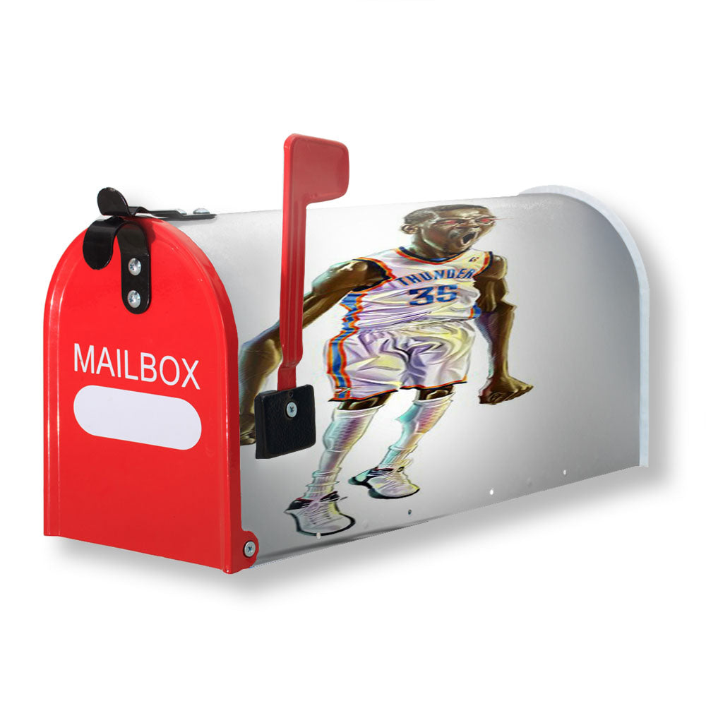 Thunder 35 Basket Ball Magnetic Mailbox Cover - 18.0" x 21.0"