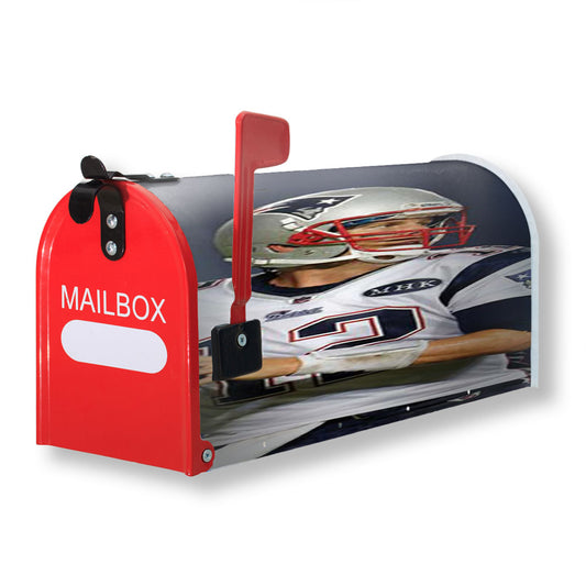 Tom Brady Wallpaper No Tag Magnetic Mailbox Cover 18" x 21" Outdoor Decor