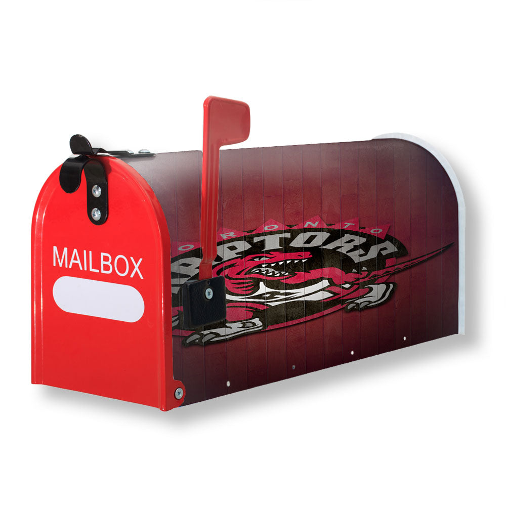 Toronto Raptors Red Emblem Magnetic Mailbox Cover - 18.0" x 21.0"