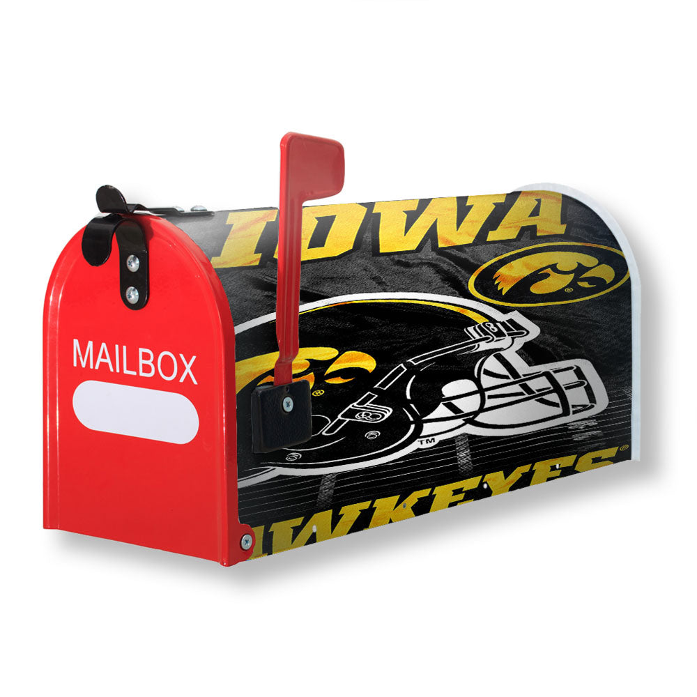 University Of Iowa Hawkeyes Black Magnetic Mailbox Cover - 18.0" x 21.0"
