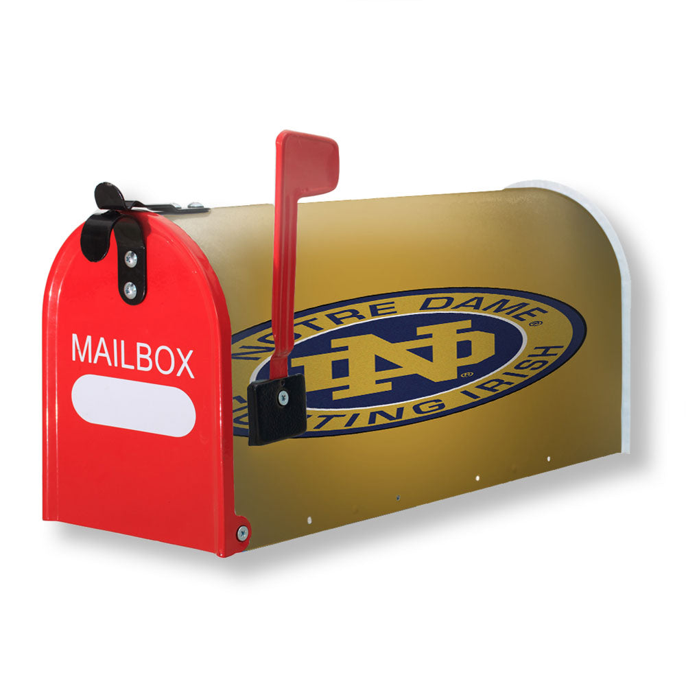 University Of Notre Dame Fighting Irish Logo Roundel Area Magnetic Mailbox Cover - 18.0" x 21.0"