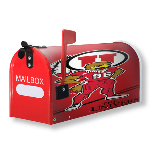 Utah Utes Logo Red Magnetic Mailbox Cover 18" x 21" Outdoor Decor