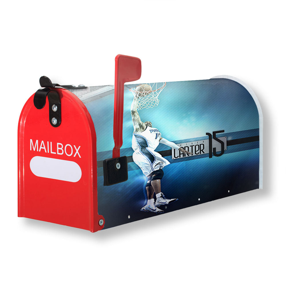 Vince Charter Orlando Magics Magnetic Mailbox Cover - 18.0" x 21.0"