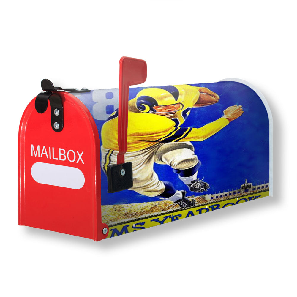 Vintage Los Angeles Rams Magnetic Mailbox Cover - 18.0" x 21.0"
