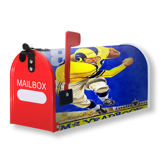 Vintage Los Angeles Rams Magnetic Mailbox Cover 18" x 21" Outdoor Decor